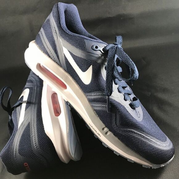NEW NIKE AIR MAX Lunar 1 NIKE ID Navy Custom wms 8 - Picture 2 of 6